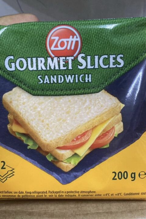 Zott Gourmet Slice Sandwich Cheese 200g