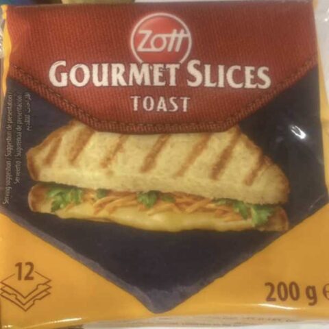 Zott Gourmet Slice Toast Cheese 200g