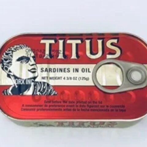 Titus Sardine per piece