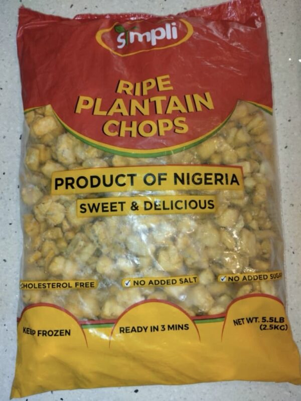 Simpli Ripe Plantain Chops 2.5kg