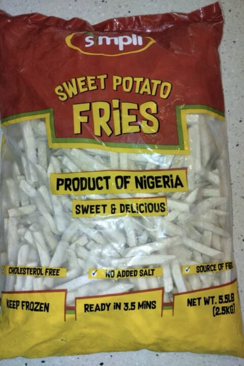 Simpli Sweet Potato fries 2.5kg