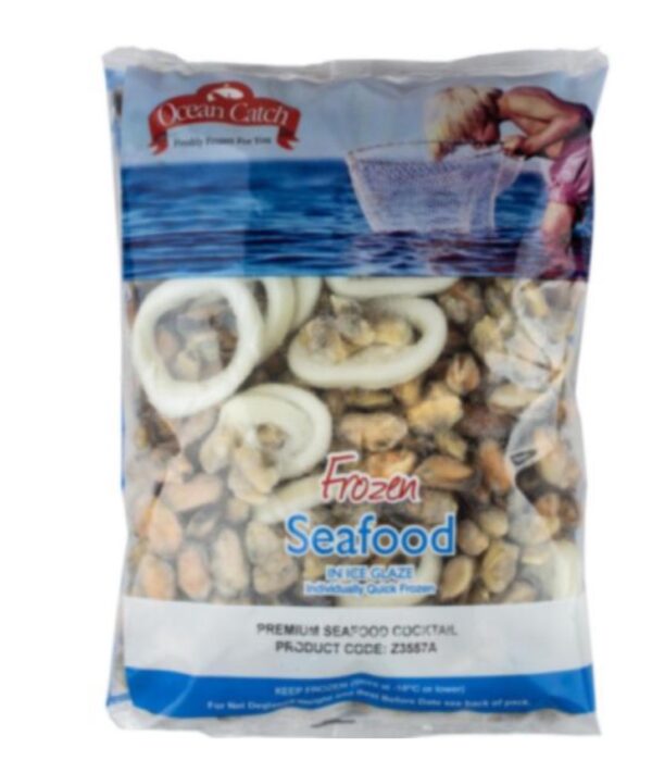 Seafood Mix cocktail 1kg 
(Mussels, Squid, Shrimps, Octopus)