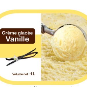 Vanilla ice cream – 1 liter tray x 9 pcs