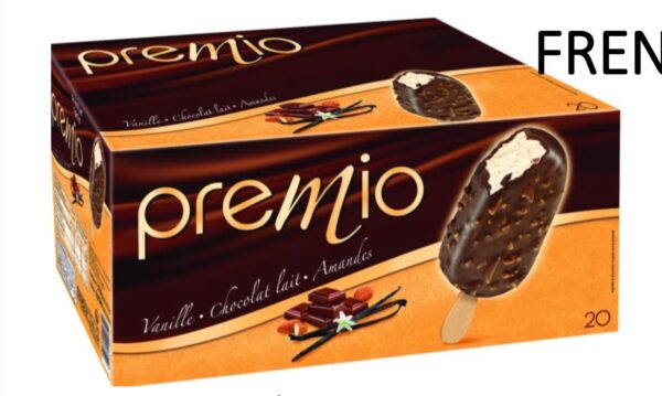Stick of vanilla/milk chocolate with almonds 110ml x 20
IMPULSE RANGE