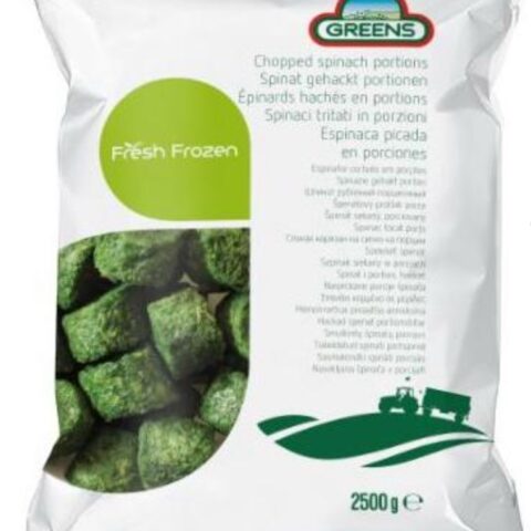Frozen spinach
2.5kg
