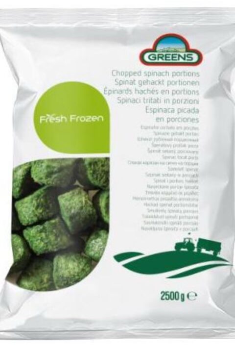 Frozen spinach
2.5kg