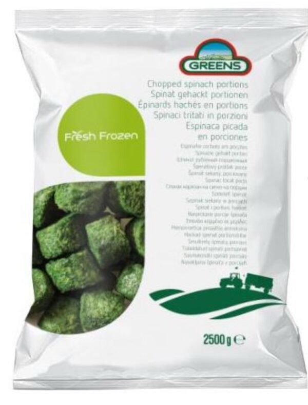Frozen spinach
2.5kg