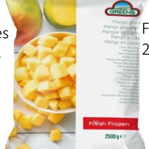 Frozen Diced mango
2,5kg