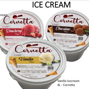 Chocolate Icecream 4L - Cornetta