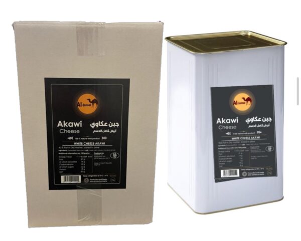 Akawi cheese TIN 17 kg(net) - Al Jama