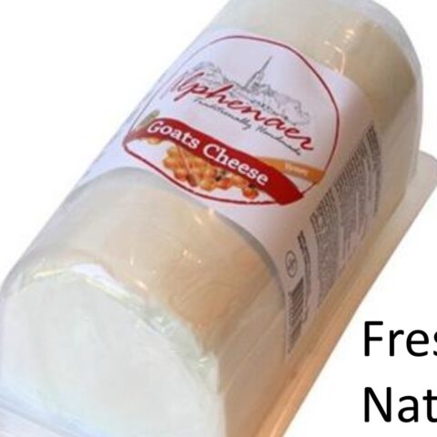 Fresh Goat Cheese Natural Roll 1kg - Alphenaer
