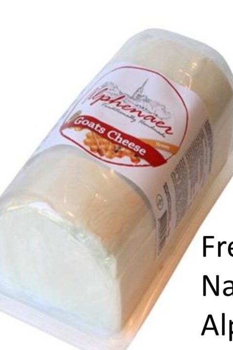 Fresh Goat Cheese Natural Roll 1kg - Alphenaer