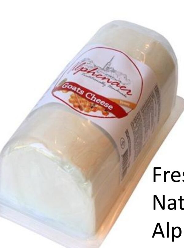 Fresh Goat Cheese Natural Roll 1kg - Alphenaer