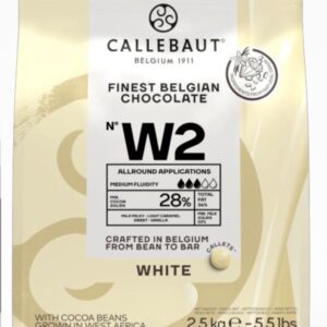 Callebaut white Couverture chocolate Callets 2.5 KG
