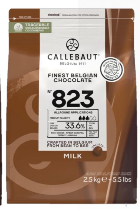 Callebaut Milk Couverture chocolate Callets 2.5 KG