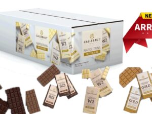 Callebaut W2 White chocolate Napolitains 13.5g x 75pcs