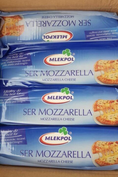 MLEKPOL Block Mozzarella Cheese (2.5kg)